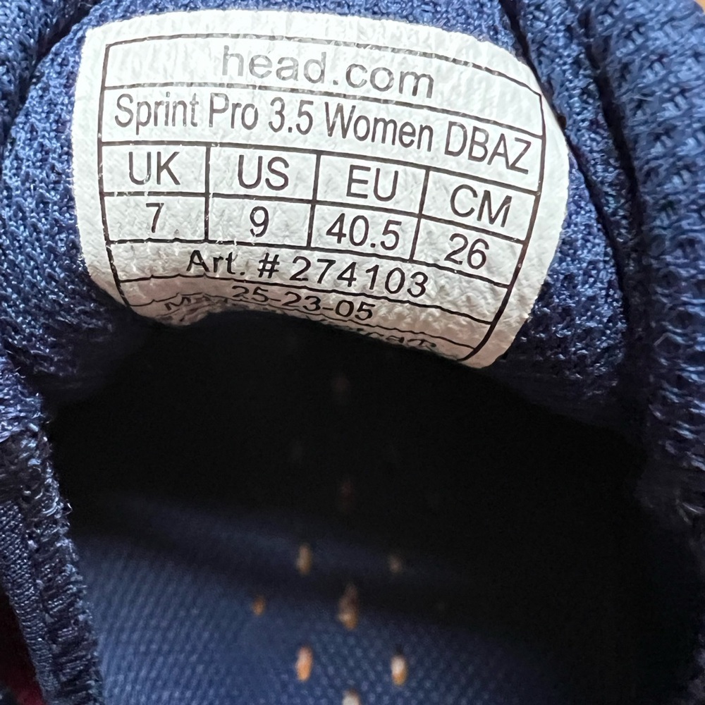 HEAD Sprint Pro 3.5 Women’s Court Shoes - Picture 9 of 9